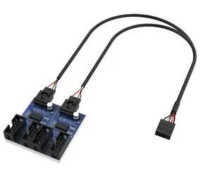 HUB wewnętrzny Akasa USB 2.0 1-4 / HUB dla USB 
