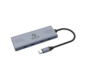 Koncentrator USB Akasa / 4X USB-C 3.2 Gen2 / 10 Gb/s