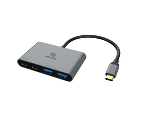 Hub USB Akasa / 2X USB-A 3.2 Gen 2 / 2x USB-C 3.2 Gen2 / PD 100W 