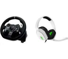 Logitech G 920 + Astro A10 / kierownica do gier + pedały / na Xbox One i PC / USB