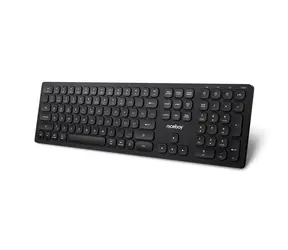 Niceboy OFFICE K30 czarny / Klawiatura bezprzewodowa / układ CZ&SK / Klucz USB 2,4 GHz / BT