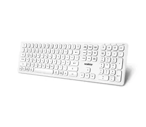 Niceboy OFFICE K30 biały / Klawiatura bezprzewodowa / układ CZ&SK / Klucz USB 2,4 GHz / BT