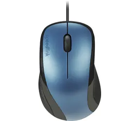 Mysz KAPPA - USB niebieska / mysz przewodowa / optyczna / 1000 DPI / 3 przyciski / USB / 1,4m