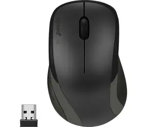 Mysz KAPPA - Bezprzewodowa czarna / mysz bezprzewodowa / optyczna / 1200 DPI / 3 przyciski / 2,4 GHz 