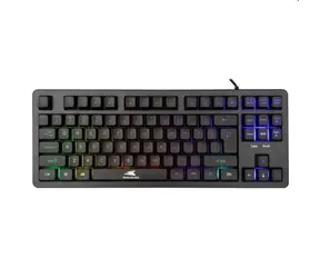 Klawiatura membranowa Baracuda KRILL Gaming / układ US / 1,5 m / RGB / USB / Antighosting 19 klawiszy / czarna
