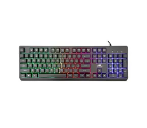 Klawiatura membranowa Baracuda STARFISH Gaming / układ US / 1,5 m / RGB / USB / Antighosting 19 klawiszy