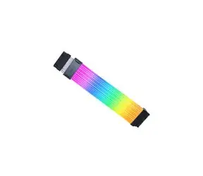 Lian Li Strimer Bezprzewodowy 24-Pingowy Kabel do Płyty Głównej RGB / 1x Wtyczka 24-pinowa / 1x Gniazdo 24-pinowe / 132 Diody LED