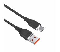 Solight SSC16005-S Kabel USB-C 3.1 (M) - USB-A 2.0 (M) 0,5 m czarny / silikon