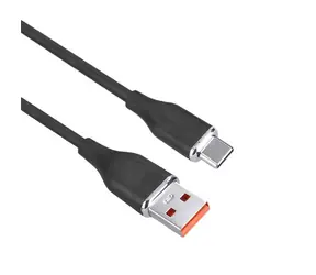 Solight SSC16005-S Kabel USB-C 3.1 (M) - USB-A 2.0 (M) 0,5 m czarny / silikon
