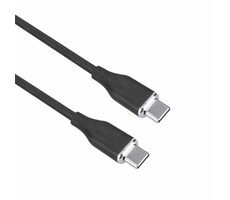 Solight SSC17005-S Kabel USB-C 3.1 (M) - USB-C 3.1 (M) 0,5 m czarny / silikon