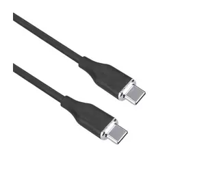 Solight SSC17005-S Kabel USB-C 3.1 (M) - USB-C 3.1 (M) 0,5 m czarny / silikon