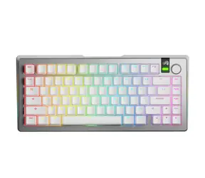 Glorious GMMK 3 Pro Wireless 75% - Fox Linear ANSI srebrny / gaming 75% TKL / USB-C+BT / ANSI US / Fox Linear / RGB