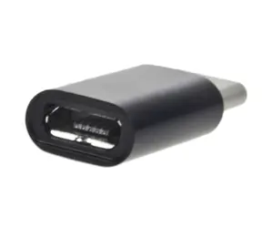 Aligator Adapter microUSB - USB-C czarny do ładowarek i kabli danych