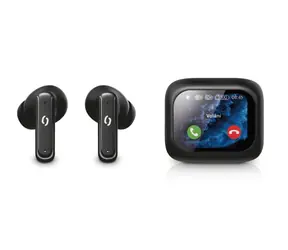 Słuchawki Bluetooth Aligator Pods LCD + ANC / czarne