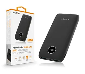 Power bank Aligator PD20W+QC22.5W / 10000mAh / czarny