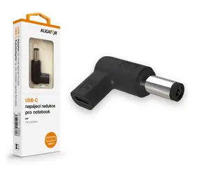 Zasilacz USB-C Aligator 7,4 x 5,0 mm do laptopów HP