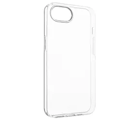FIXED Ultracienkie etui żelowe TPU Story Slim do Apple iPhone 16e 06 mm przezroczyste