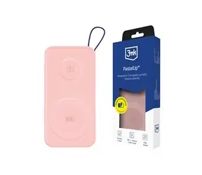 3mk PastelUp 10000mAh różowy / Powerbank / 22,5 W / 1x USB-A / 1x USB-C 