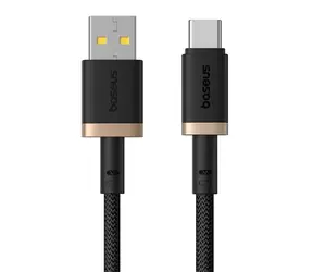 Baseus Dura (P10377802U01-00) Szybki kabel do ładowania USB-A/USB-C 60W 1m czarno-złoty