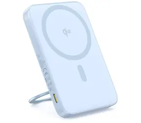Baseus PicoGo Qi2 z obrotową podstawką 5000mAh 20W niebieski / Powerbank / USB-C / Qi2 / Magsafe