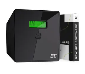 Zielona komórka 1000VA | 600W / Zasilacz zapasowy / 2-6ms / 2 x 12V/7Ah / 2x Schuko + 2x IEC