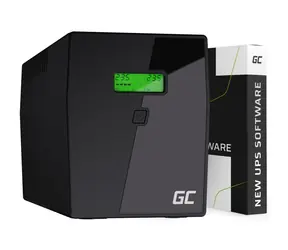 Zielona komórka 1500VA | 900W / Zasilacz zapasowy / 2-6ms / 2 x 12V/9Ah / 4X Schuko