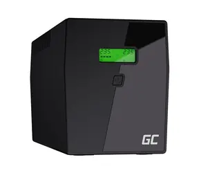 Zielona komórka 2000VA | 1200W / Zasilacz zapasowy / 2-6ms / 2 x 12V/9Ah / 4X Schuko