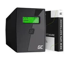 Zielona komórka 600VA | 360W / Zasilacz zapasowy / 2-6ms / 12V/7Ah / 2x Schuko