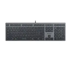 A4Tech FX50 szary / Klawiatura przewodowa / membranowa / USB / układ CZ+SK