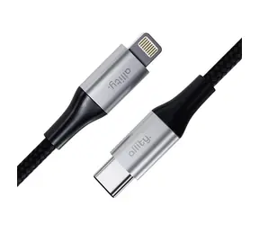 Allity AUC-01 Kabel danych USB-C/Lightning 1m 27W czarny