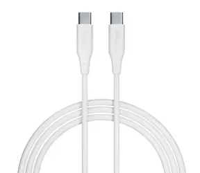 Allity AUC-02 Kabel danych USB-C/USB-C 1m 60W biały