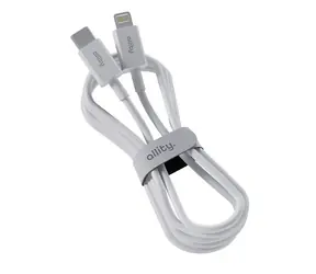 Allity AUC-03 Kabel danych USB-C/Lightning 1m 27W biały