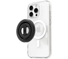Spigen O-Mag Magnetyczny uchwyt/podstawka na telefon MagSafe czarny