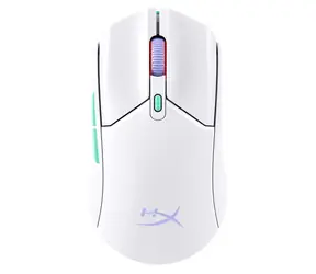 HyperX Pulsefire Haste 2 Core biały / Bezprzewodowa mysz gamingowa / optyczna / 12000 DPI / 6 przycisków / USB / BT / 2,4 GHz