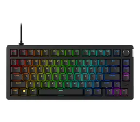 HyperX Alloy Rise 75 / Mechaniczna klawiatura gamingowa / HyperX Red / US / Podświetlenie LED RGB / Anti-ghosting