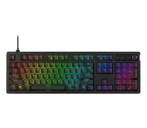 HyperX Alloy Rise / Mechaniczna klawiatura gamingowa / HyperX Red / US / Podświetlenie LED RGB / Anti-ghosting
