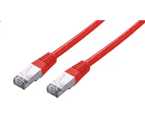 Patchcord C-tech Cat5e FTP 0,5 m czerwony