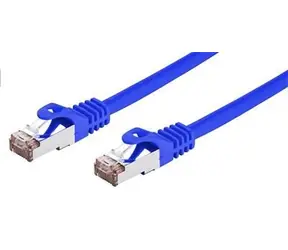 Patchcord C-tech Cat6 FTP 0,5 m niebieski