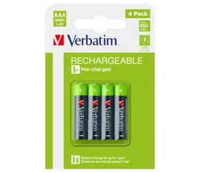 Akumulator Verbatim 49514 AAA (4 szt.) / 1,2 V / 950 mAh