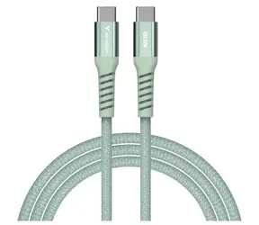 Kabel Verbatim 31864 Magnetic 60 W USB-C 1,2 m zielony / USB-C(M) / USB-C(M) / 100 W / PD i QC 3.0