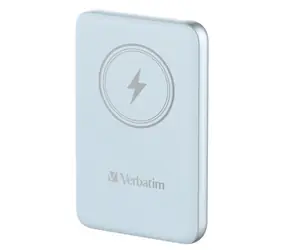 Verbatim Charge 'n' Go Magnetic Power Bank bezprzewodowy 10000mAh niebieski / USB-C / MagSafe / 15-20W