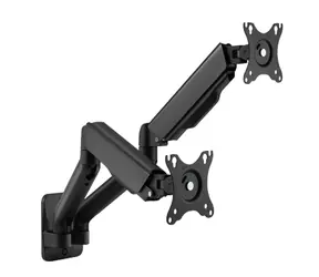 Brateck LDA32-114E / Uchwyt ścienny dwuramienny do maks. monitor 32' / sprężyna mechaniczna
