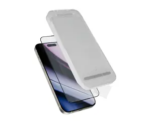 Szkło ochronne Epico ImpactCeramic Glass 3D do iPhone'a 16 Pro Max / Ultra szerokie pokrycie z aplikatorem kurzu