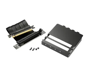 Kompaktowy Kit Sharkoon VGC dla serii MS czarny / Riser PCIe 4-slot / PCIe 3.0 x16 / kabel 115 mm