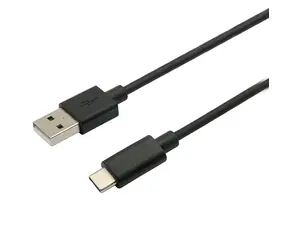 Kabel C-tech USB-C 1 m czarny / USB 2.0 A (M) - USB-C (M)