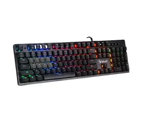 A4Tech BLOODY B500N czarny / Klawiatura gamingowa / RGB / Układ CZ / USB-A / 1,8 m