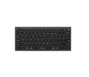 A4Tech FBX51C szary / Bezprzewodowa klawiatura o niskim profilu / Układ CZ / Bluetooth / Odbiornik Nano USB-A 2,4 GHz 