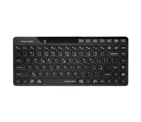 A4Tech FStyler FBK26C AS czarny / Klawiatura bezprzewodowa / Układ CZ / Bluetooth / Odbiornik Nano USB-A 2,4 GHz 