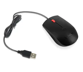 Mysz biometryczna Lenovo Fingerprint USB Gen 2 czarna / Mysz przewodowa / 1600 DPI / USB-A
