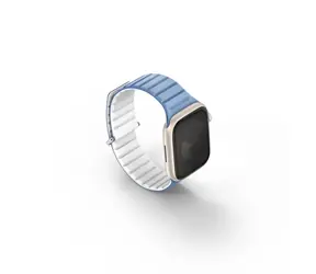 UNIQ Revix Evo Reversible Magnetic Strap do Apple Watch 41 & 40 & 38 mm - POWDER BLUE (niebieski i biały)